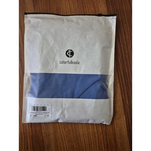 Colorfulkoala Leggings Women SZ S Blue Crossover Flare High Waist Tummy Control - Picture 8 of 8